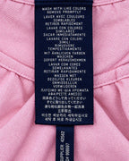 Ralph Lauren Oxford-Hemd mit Wappen in Rosa, Größe S – Pflegeetikett