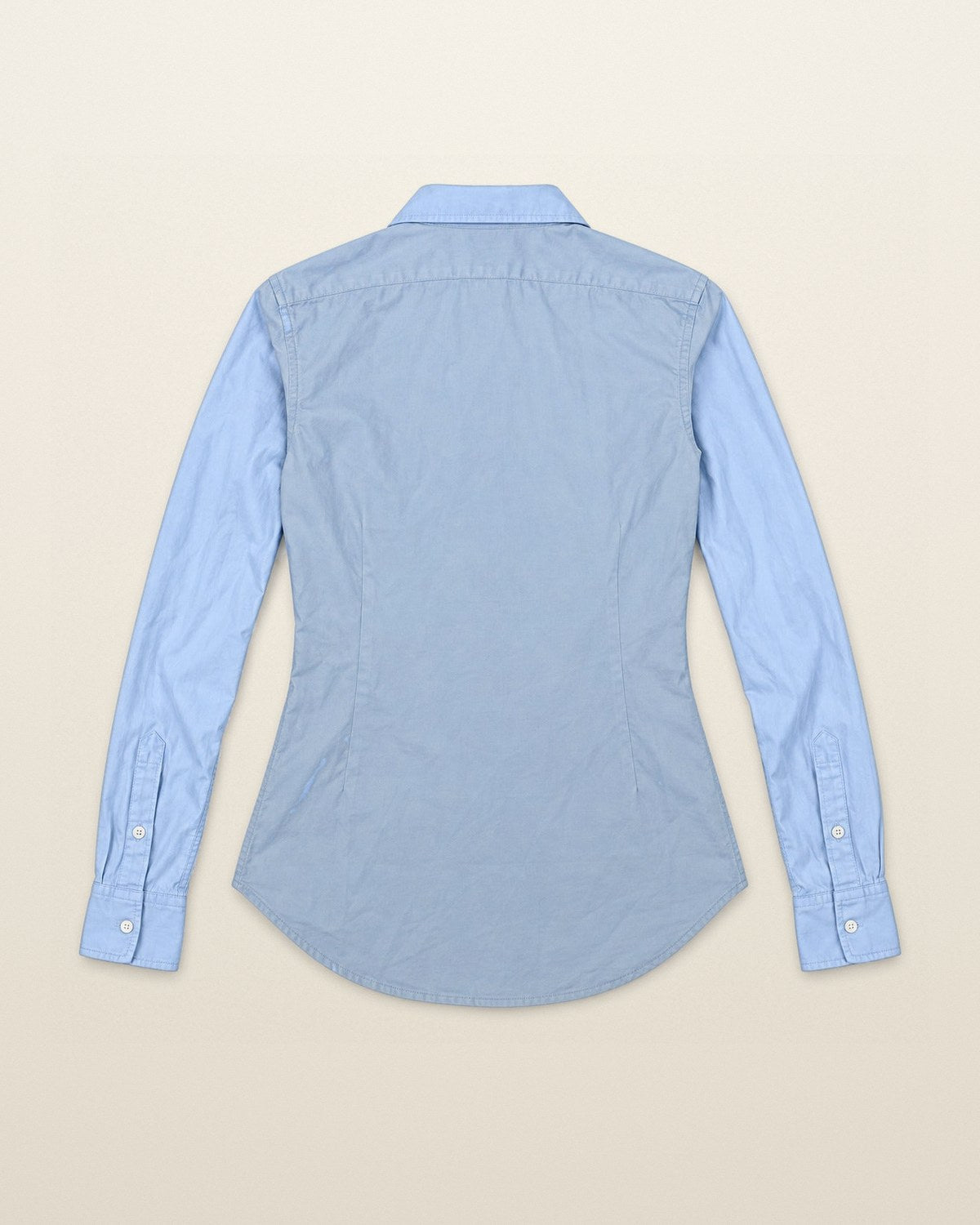 Ralph Lauren Oxford-Hemd in Hellblau, Größe S – Rückansicht