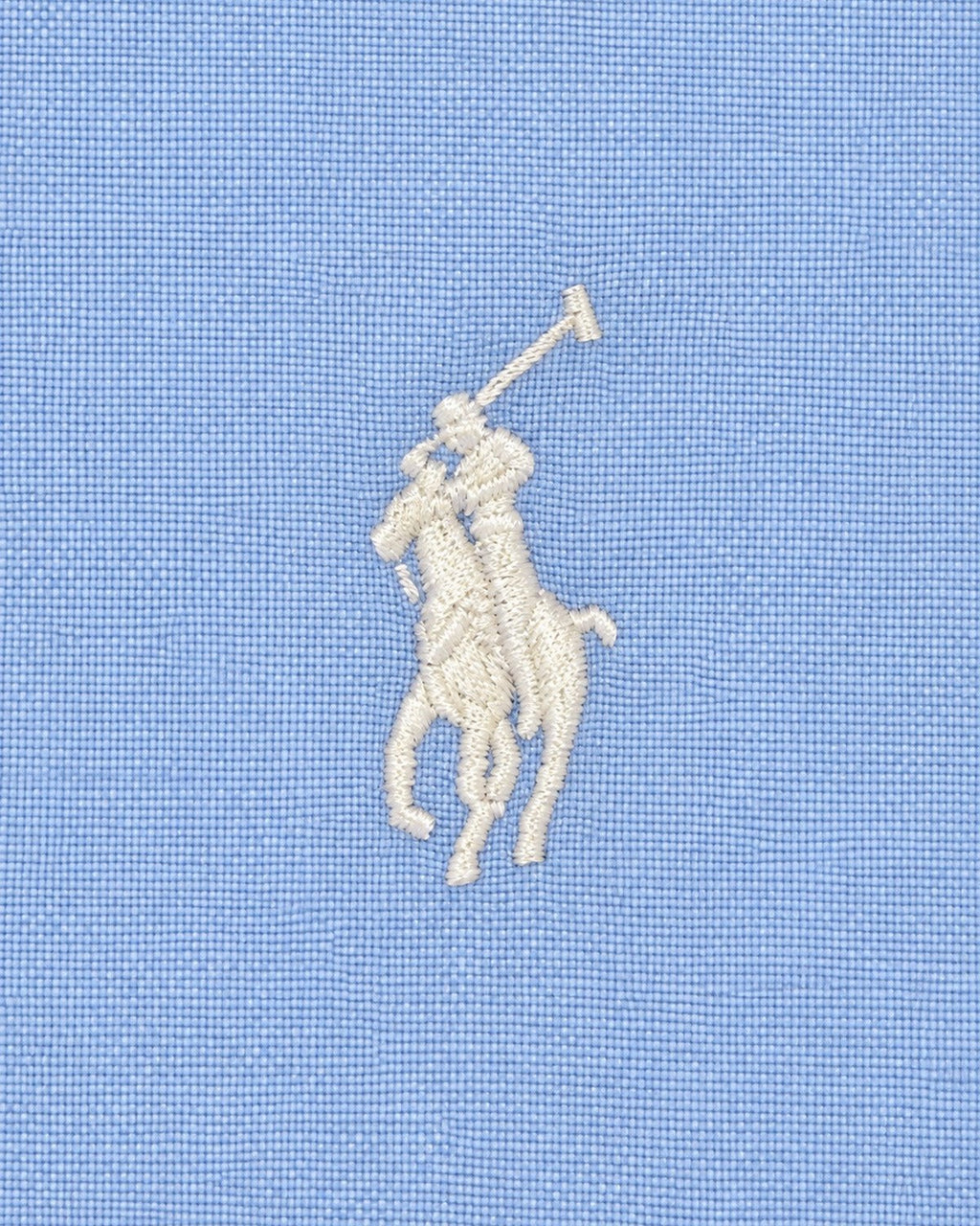Ralph Lauren Oxford-Hemd in Hellblau, Größe S – Detail: Emblem