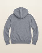 Ralph Lauren Kapuzenpullover in Grau meliert, Größe S – Rückansicht