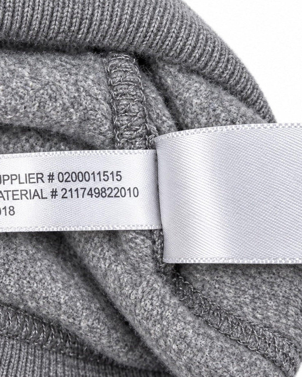 Ralph Lauren Kapuzenpullover in Grau meliert, Größe S – Etikett mit Artikelnummer