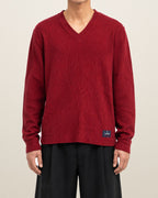 Ralph Lauren Strickpullover in Rot, Größe M – getragen, Vorderansicht