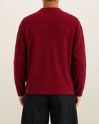 Ralph Lauren Strickpullover in Rot, Größe M – getragen, Rückansicht
