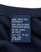 Ralph Lauren Pullover mit V-Ausschnitt in Navy, Größe M – Pflege- und Materialetikett