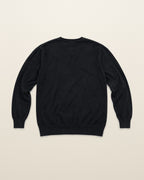 Ralph Lauren Pullover mit V-Ausschnitt in Schwarz, Größe M – Rückansicht
