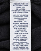 Ralph Lauren Pullover mit V-Ausschnitt in Schwarz, Größe M – Pflege- und Materialetikett