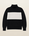 Ralph Lauren Rollkragenpullover in Schwarz, Größe M – Vorderansicht (digitale Darstellung)