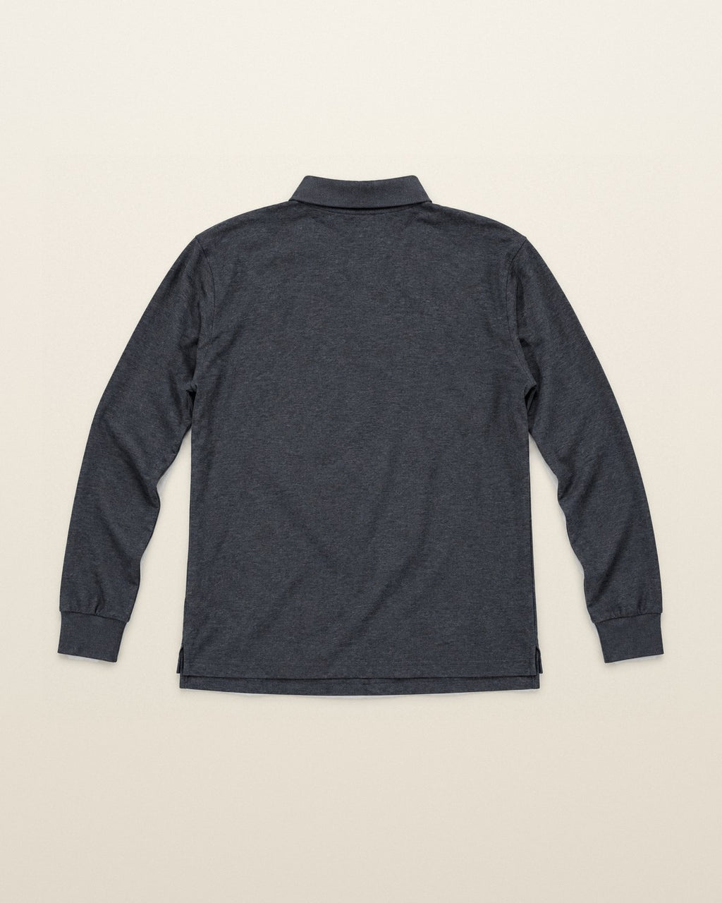Ralph Lauren Rugby-Polo in Dunkelgrau, Größe M – Rückansicht