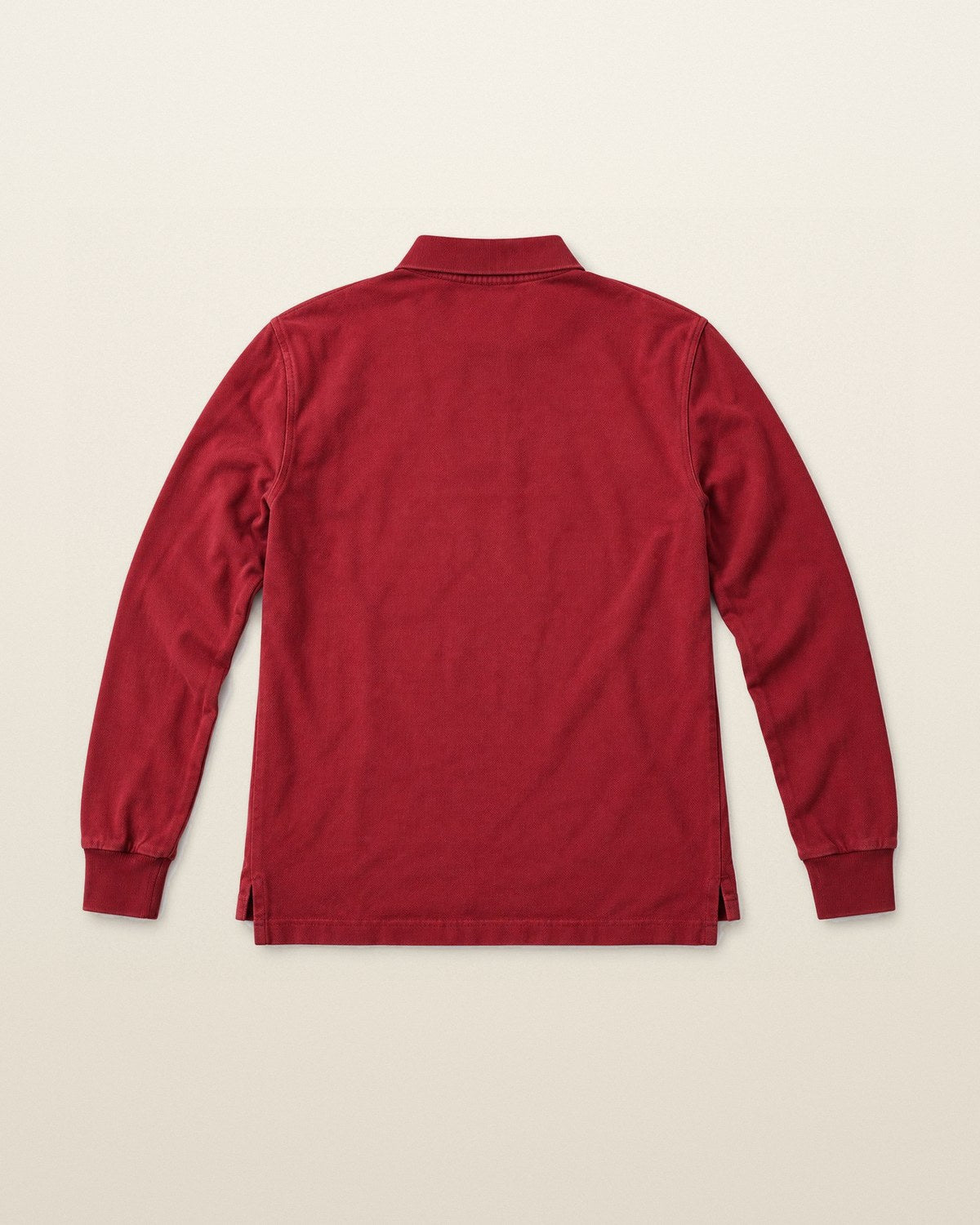 Ralph Lauren Rugby-Polo in Rot, Größe M – Rückansicht