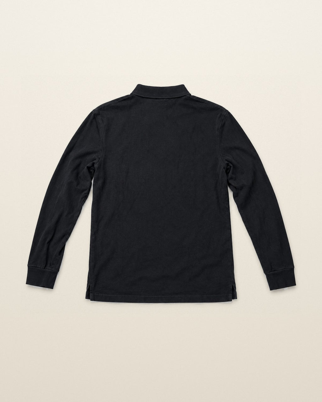 Ralph Lauren Rugby-Polo in Schwarz, Größe M – Rückansicht
