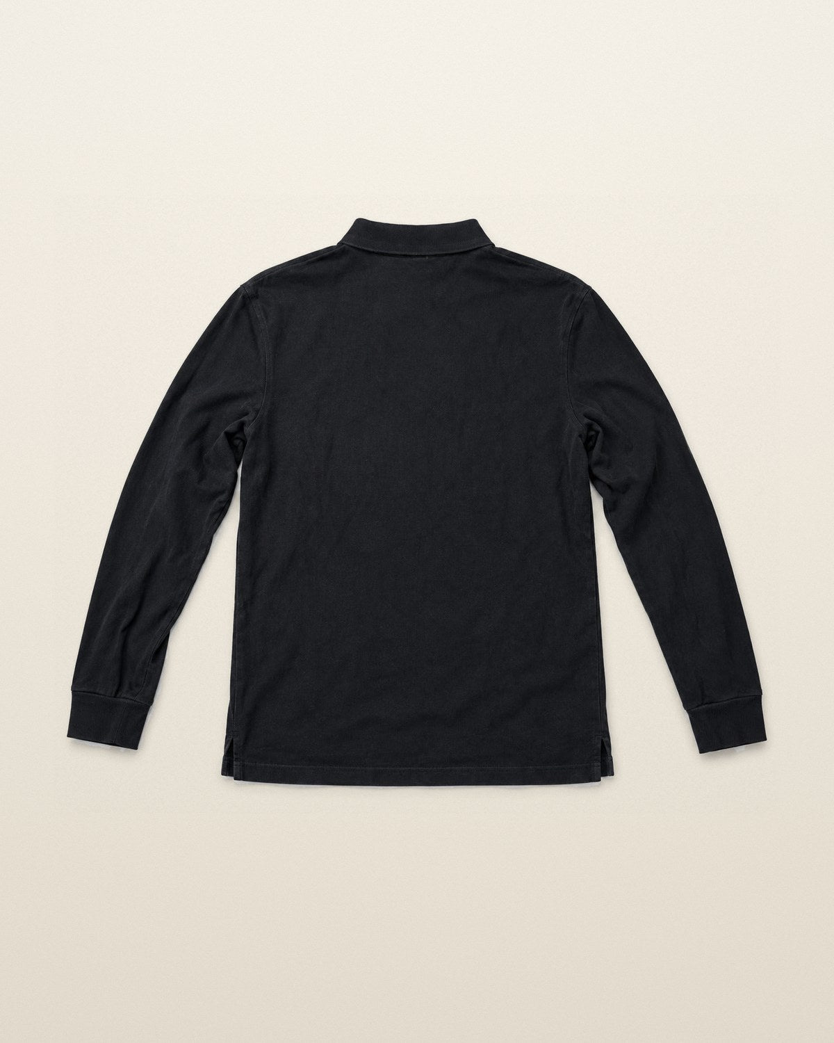 Ralph Lauren Rugby-Polo in Schwarz, Größe M – Rückansicht