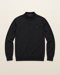 Tommy Hilfiger Stehkragenpullover in Schwarz, Größe M – Vorderansicht